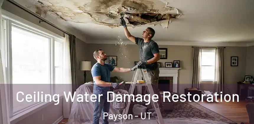 Ceiling Water Damage Restoration Payson - UT