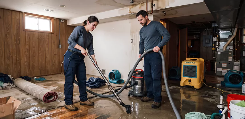 Frozen Pipe Burst Cleanup in Payson