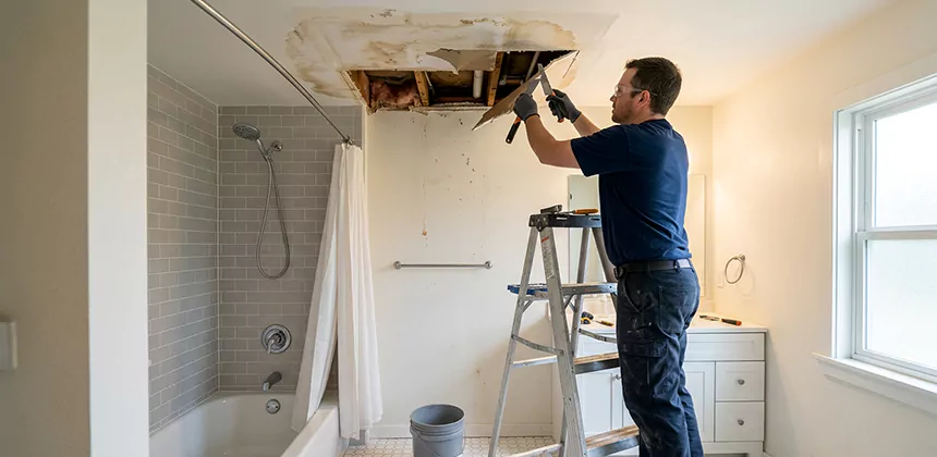 Bathroom Leak Ceiling Repair in Payson